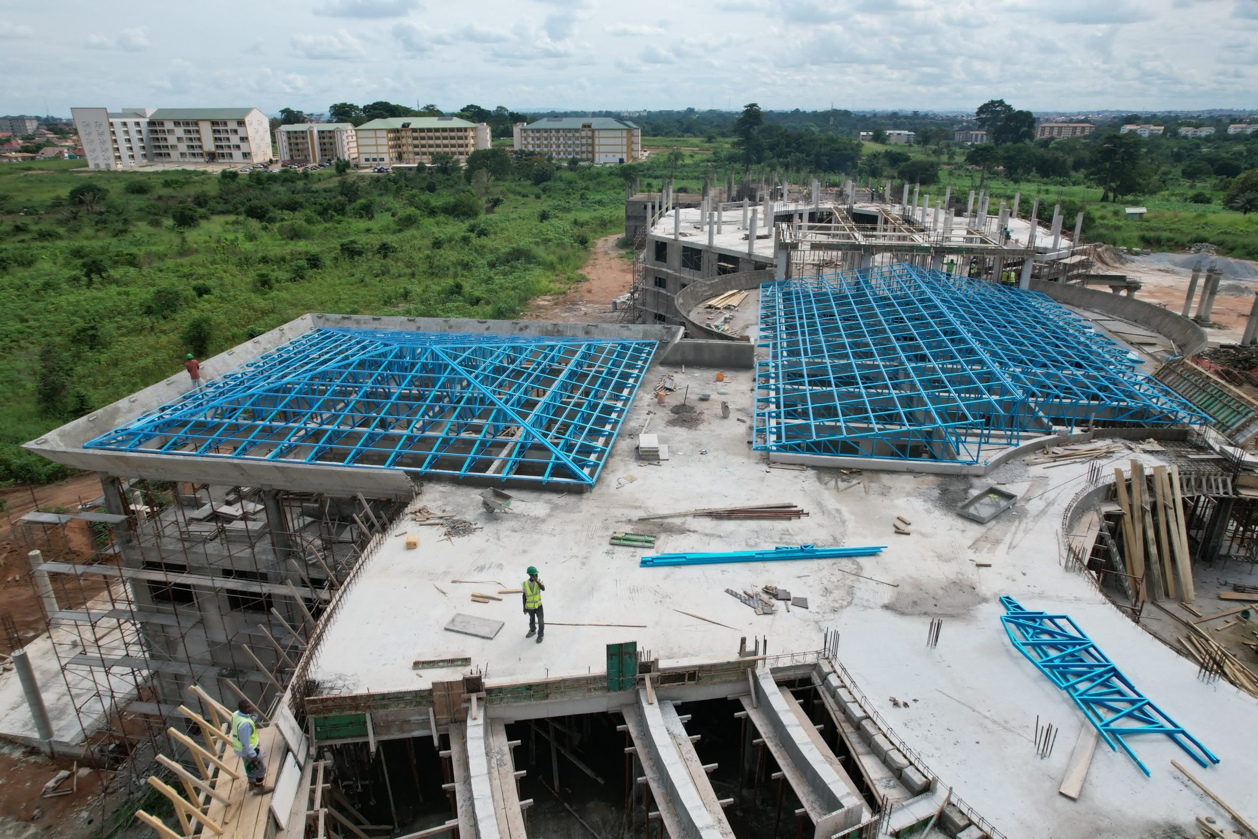 Ongoing KNUST Teaching Hospital Trusses